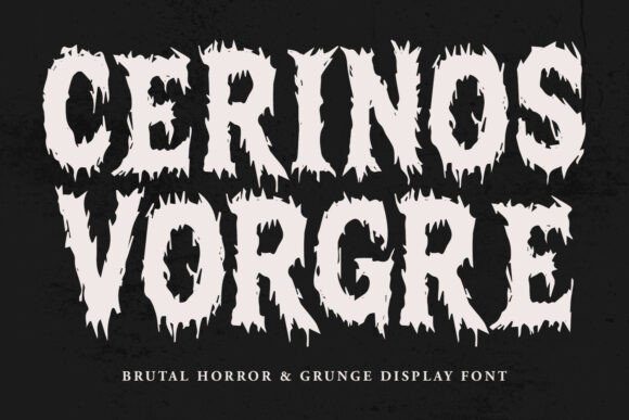 Cerinos Vorgre: The Typeface That Screams from the Page