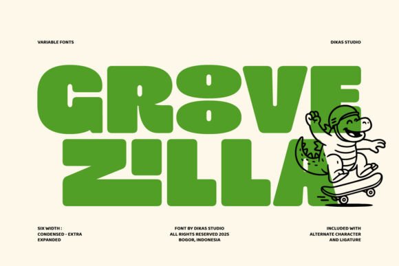 Dks Groovezilla Regular: Your Guide to Retro Bold Typography