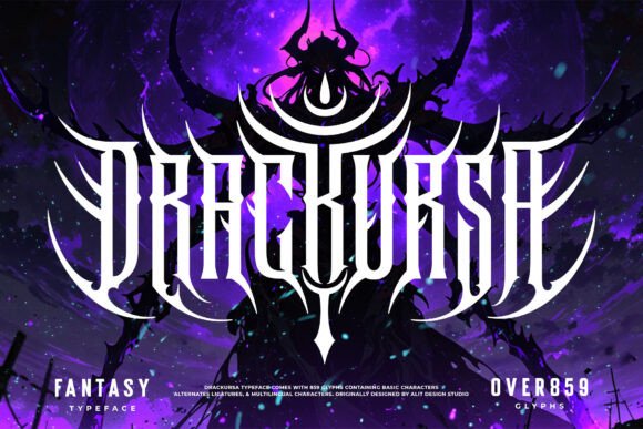 Drackursa: The Typeface That Bites Back