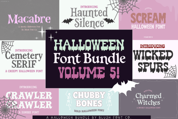 Halloween Font Bundle Volume 5: A Designer's Practical Guide