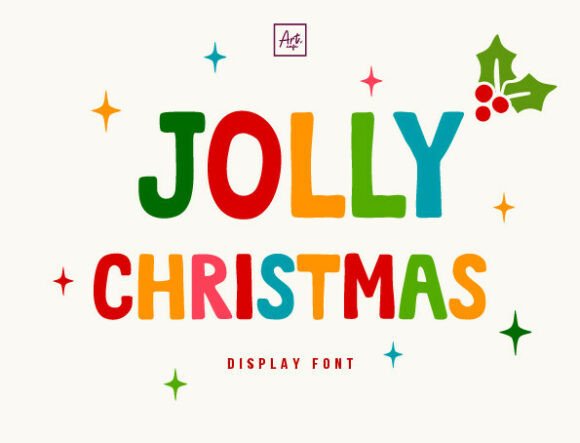 Jolly Christmas: A Font for Festive Designs
