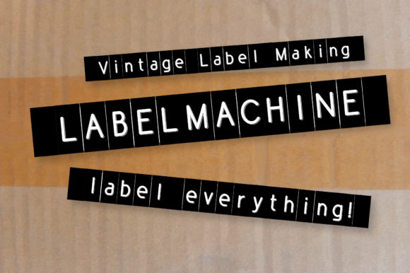 Label Machine: The Adaptable Decorative Font