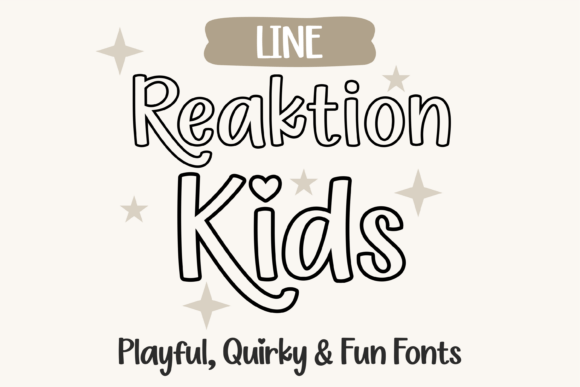 Reaktion Kids Line: Playful Outlines for Creative Projects