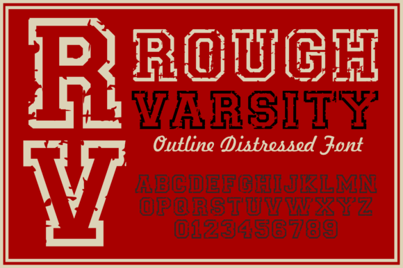 Rough Varsity: The Bold Typeface for Athletic Branding