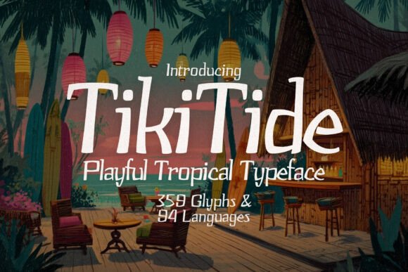 Tiki Tide Regular: The Typeface That Brings Paradise to Your Projects