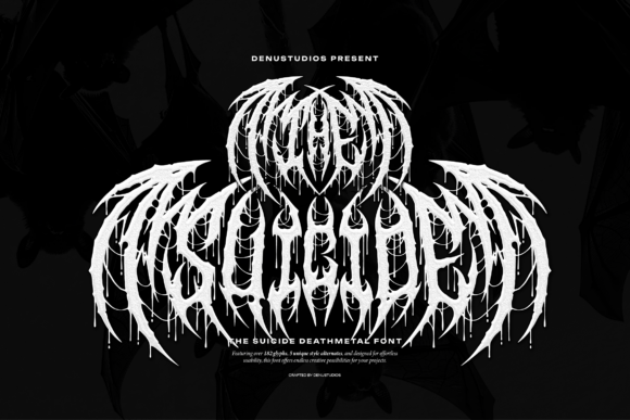 Unleashing Raw Power: The Suicide Death Metal Font