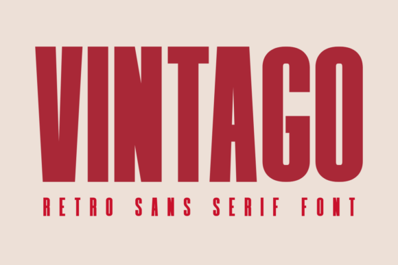 Vintago: Bold Retro Character for Modern Design