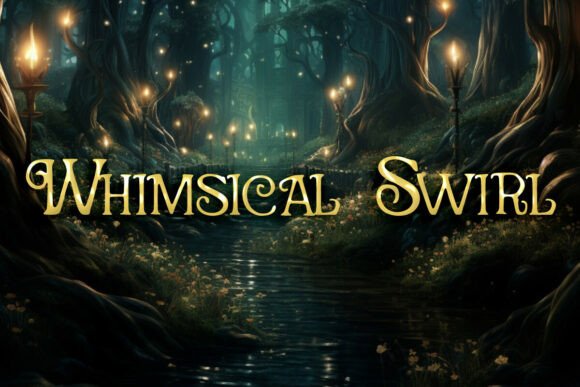Whimsical Swirl: A Guide to This Decorative Serif Font